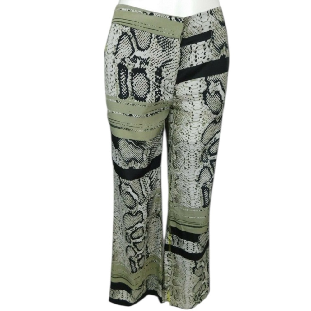 VINCE CAMUTO LIGHTWEIGHT SNAKESKIN WIDE LEG PANTS SZ 6 NWTS!